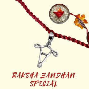 Eye Catchers Sterling Silver Rakhi for Brothers