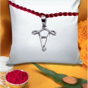 Eye Catchers Sterling Silver Rakhi for Brothers-3