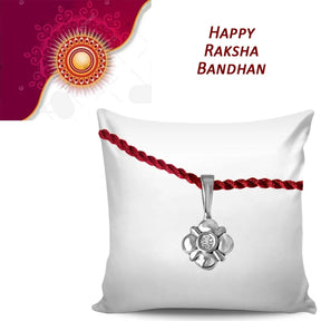 Nature's Beauty Sterling Silver Rakhi for Brothers