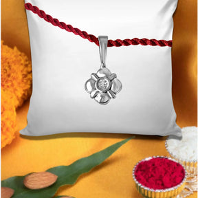 Nature's Beauty Sterling Silver Rakhi for Brothers