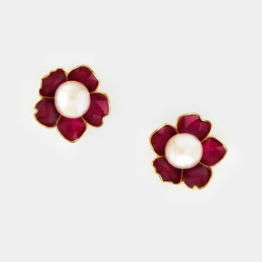 Sakura Detachable Ear Studs