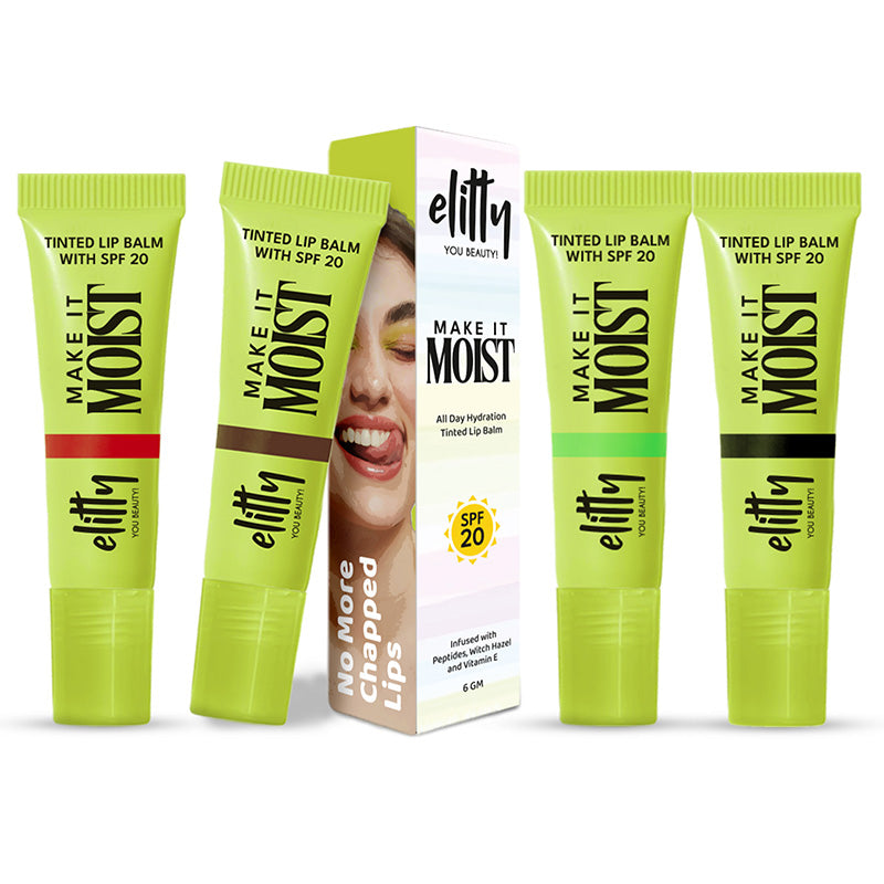 Elitty Slayberry Lip Balm Combo (Pack of 4)