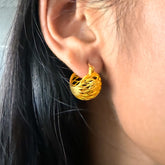 Trug Huggie Earrings