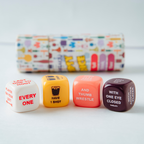 Tipsy Dice  Roll, Drink, Dare