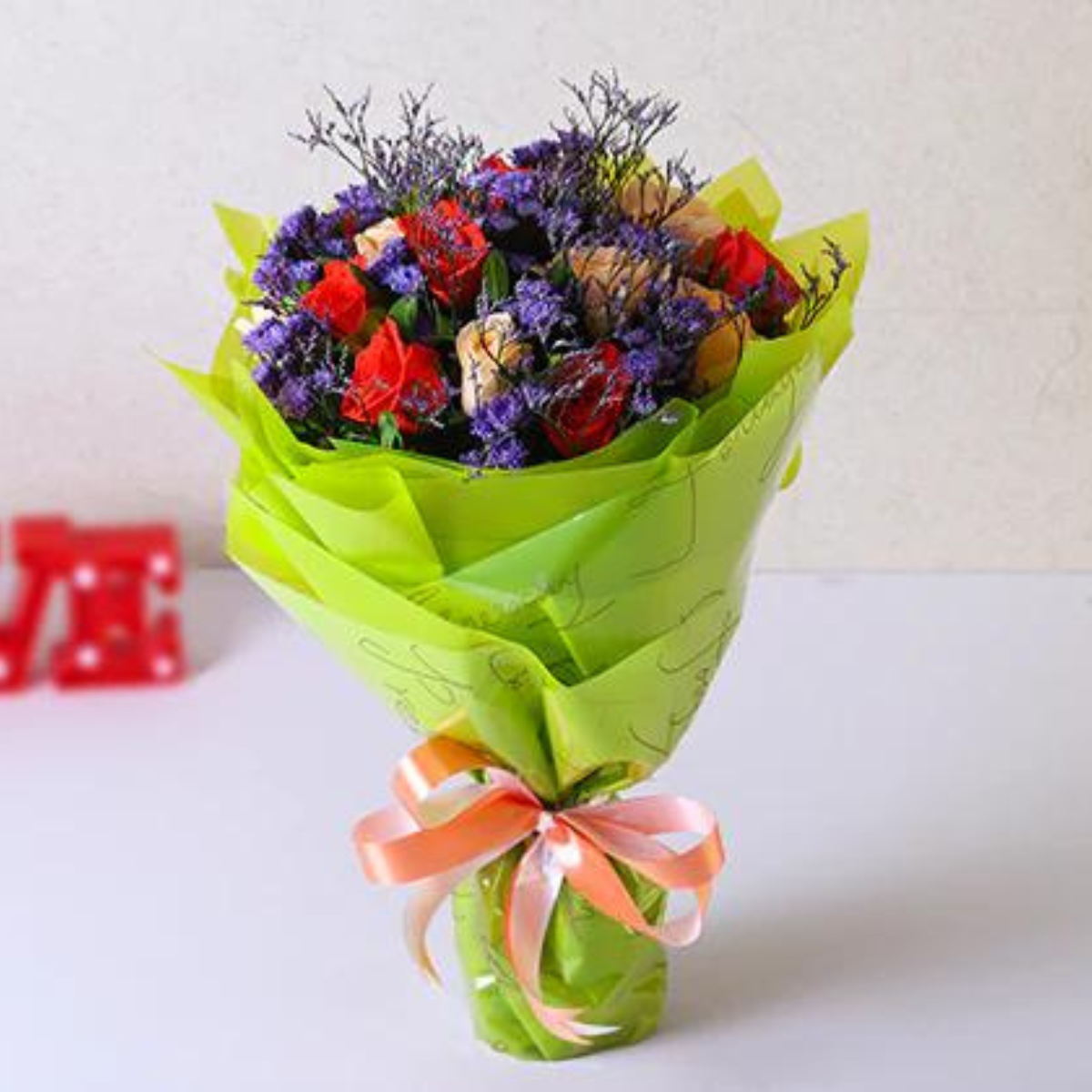 Cheerful Mixed Flowers Bouquet