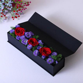 Enticing Flowers in Black Box
