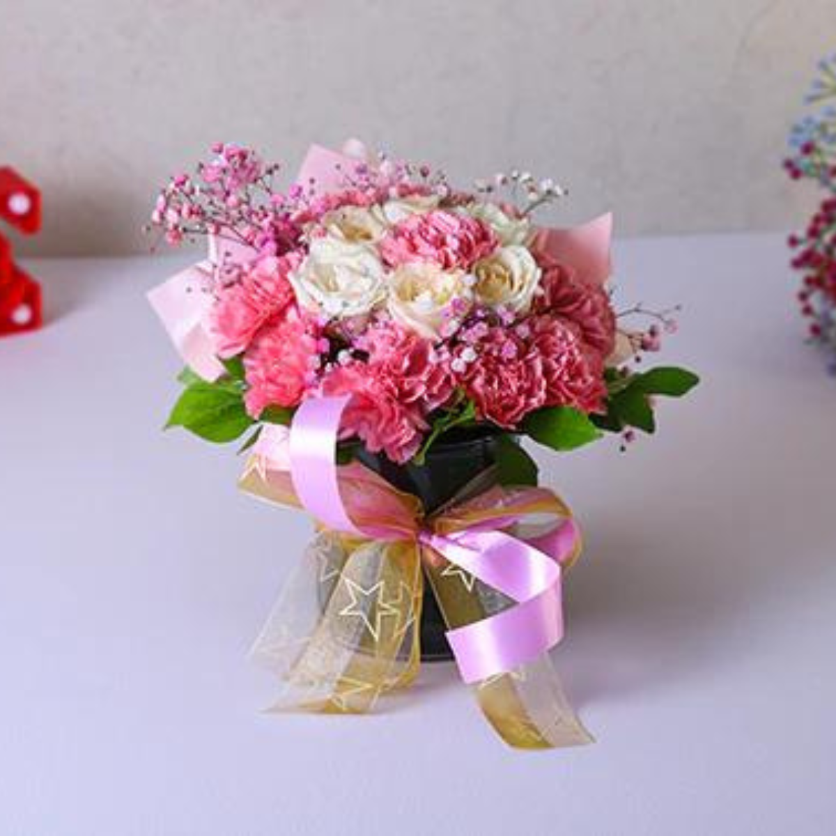 Pink And White Floral Delight