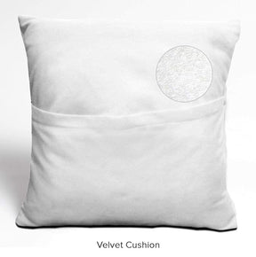 Grey Floral Decorative Cushion