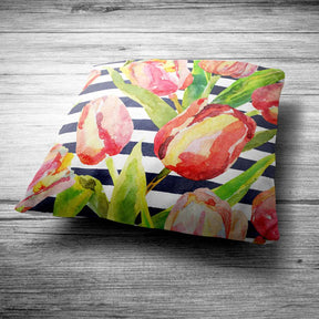 Red Tulips Cushion