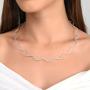 Wave 925 Sterling Silver Chain