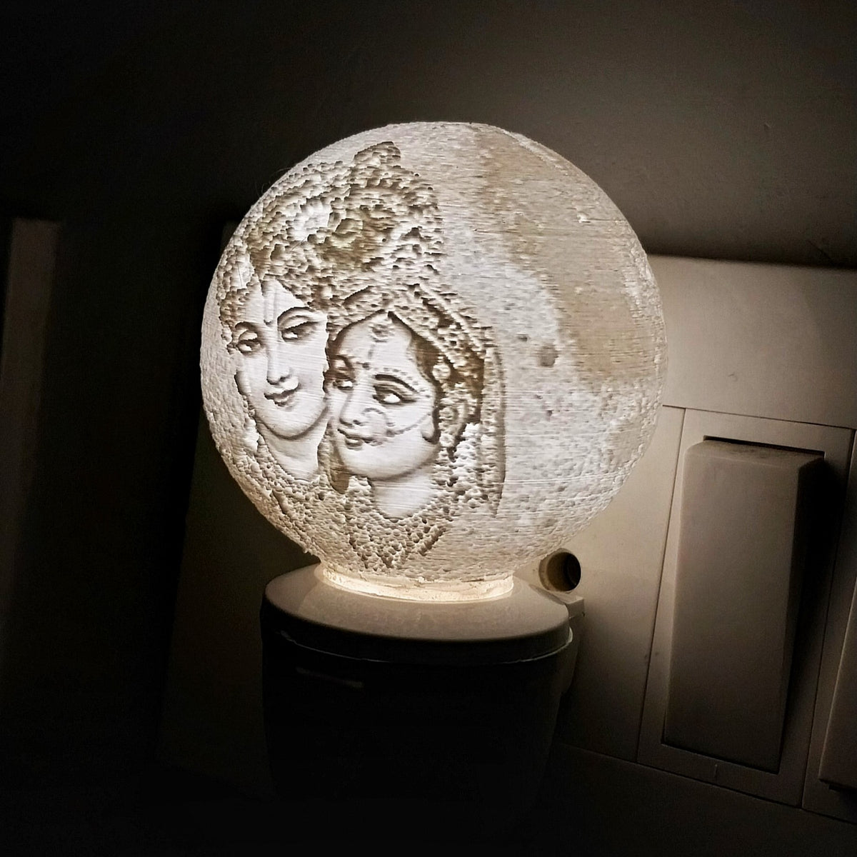 Personalised Baby Moon Lamp Night Lamp
