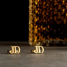 Personalised Metal Initial Cufflinks