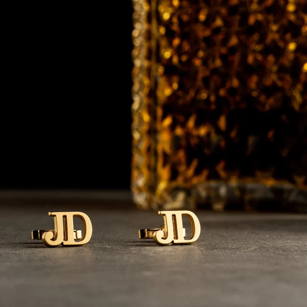 Personalised Metal Initial Cufflinks