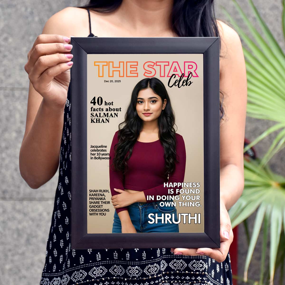 Personalised The Star Celeb Magazine Cover