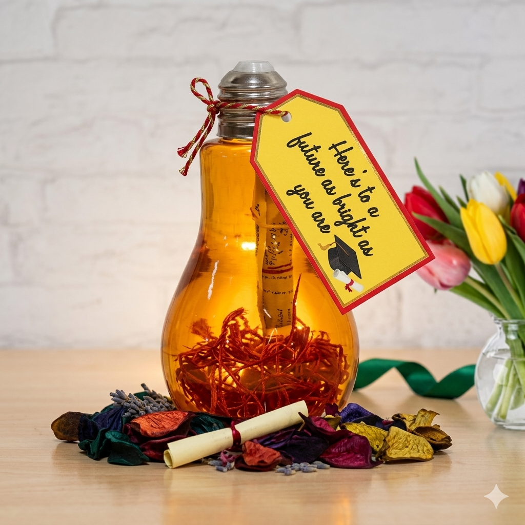 Graduation Gift Bright Future Bulb Jar