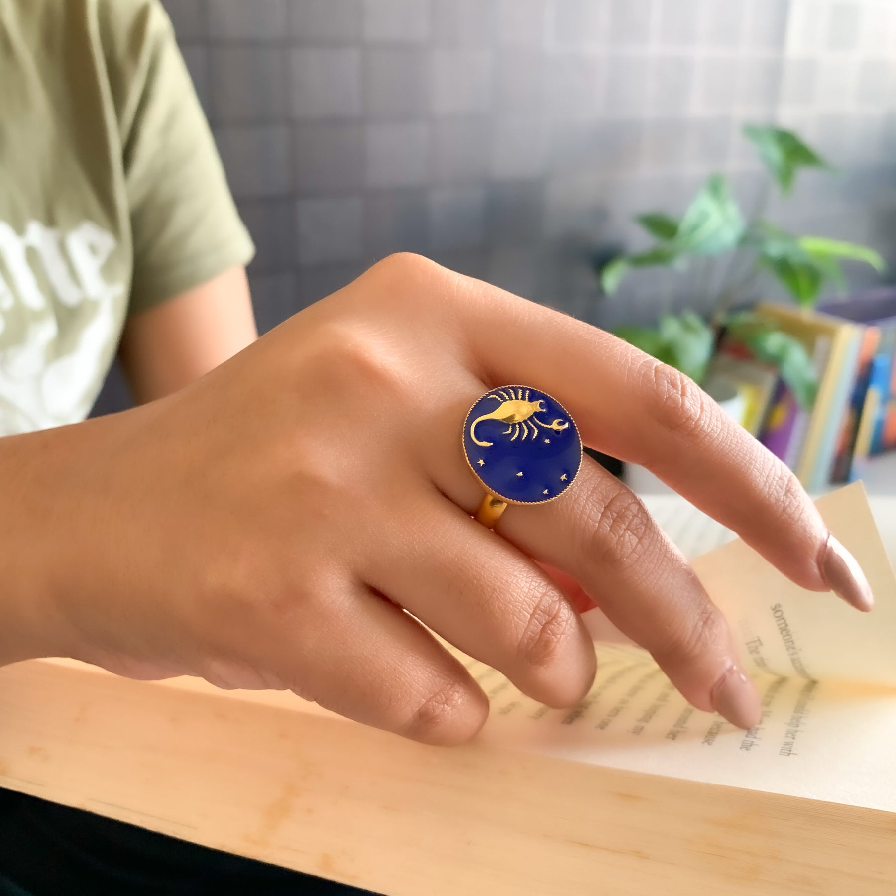 Zodiac Adjustable Ring