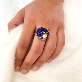 Zodiac Adjustable Ring