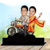 Customized 3D Colorful Caricature With Cute Couple Photo - Bullet Couple