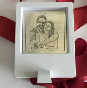 Personalsed Sweet Memories Photo Engraved Silver Frames