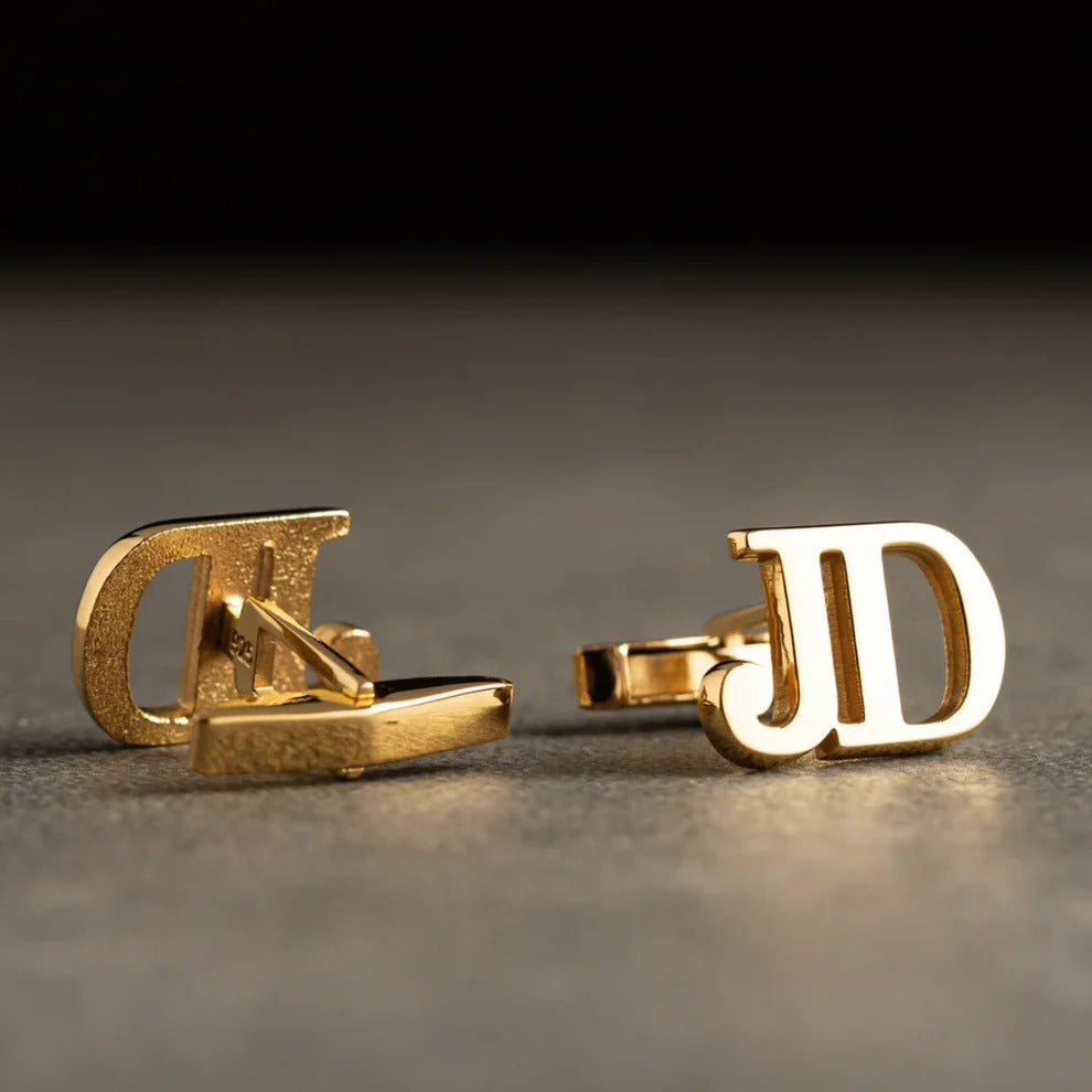 Personalised Metal Initial Cufflinks