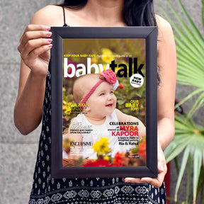 Baby Talk New Baby Personalised Magazine Cover