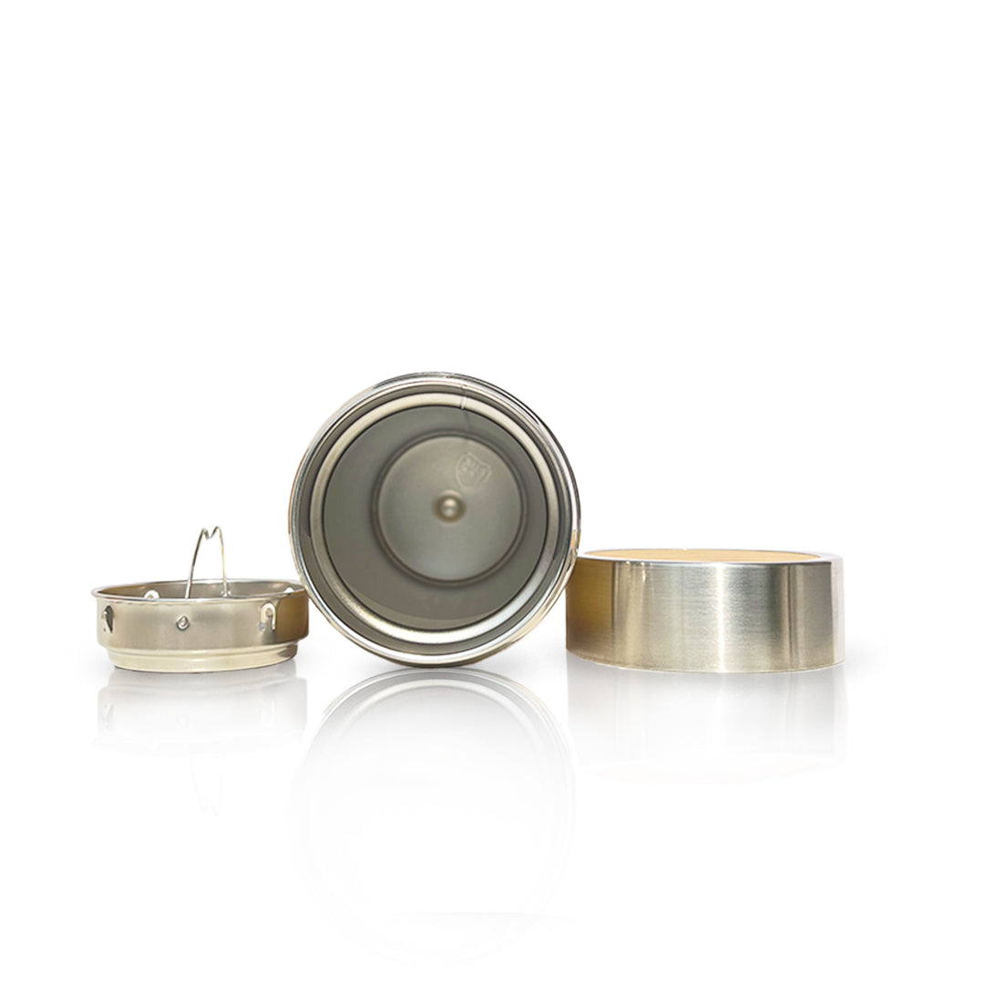 Bamboo bottle steel base 450 ml