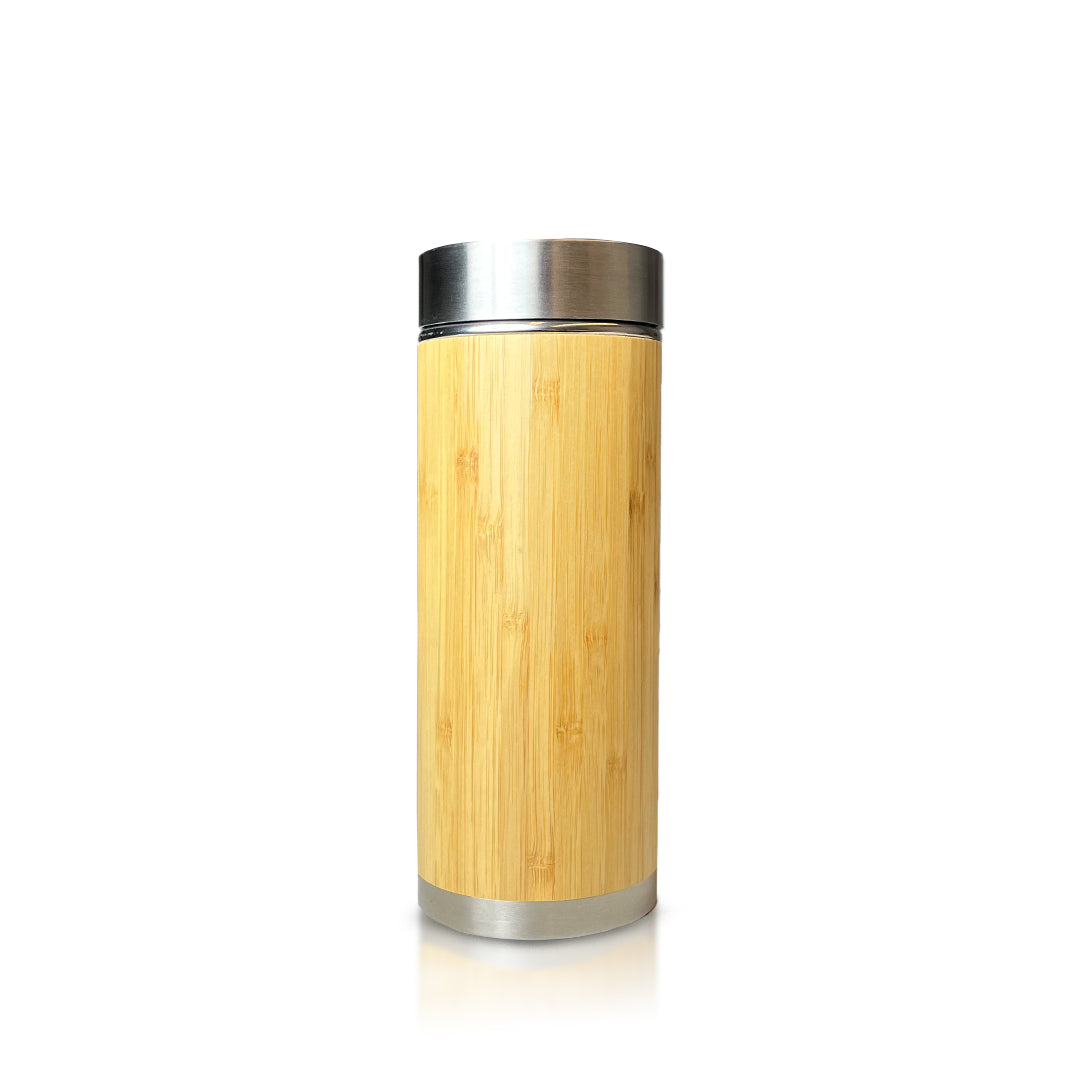 Bamboo bottle steel base 450 ml