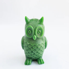 Set of 4 Decorative Owl Candles