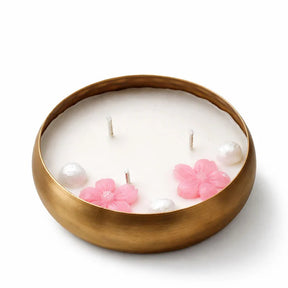 Rose Scented Urli Candle