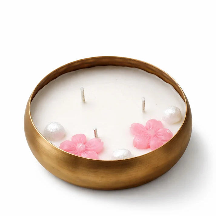 Rose Scented Urli Candle