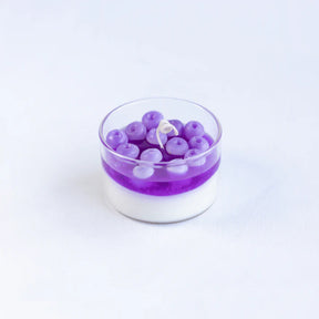Set Of 1 Raspberry And 2 Blueberry Desert Candle