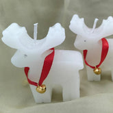 Set Of 2 Reindeer Candles