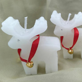 Set Of 2 Reindeer Candles
