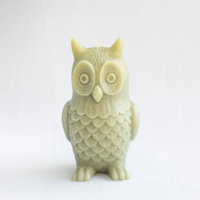 Set of 4 Decorative Owl Candles