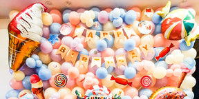 Candy Land Themed Balloon Decoration