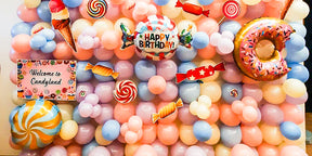 Candy Land Themed Balloon Decoration
