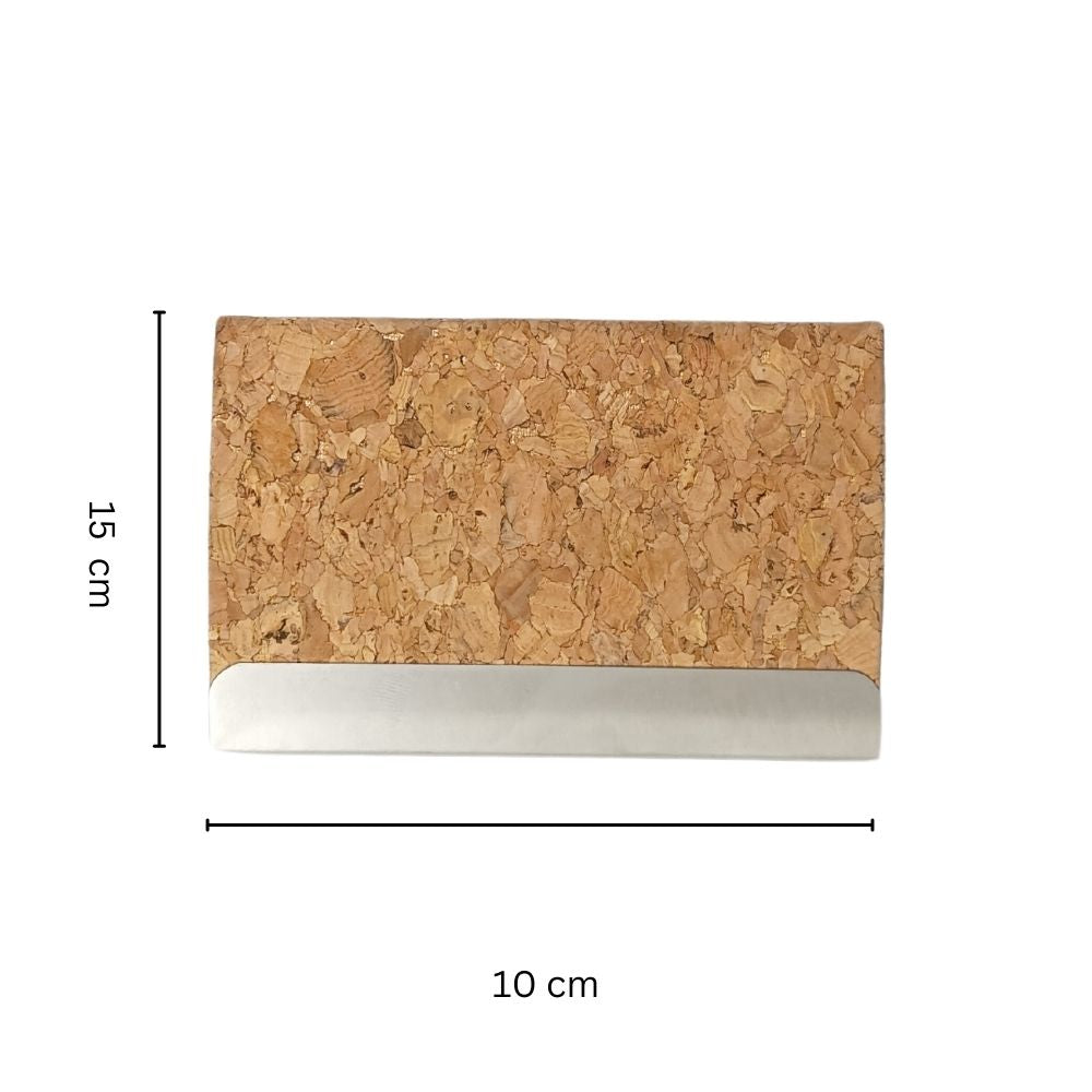 Cork card holder