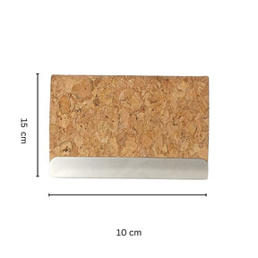 Cork card holder