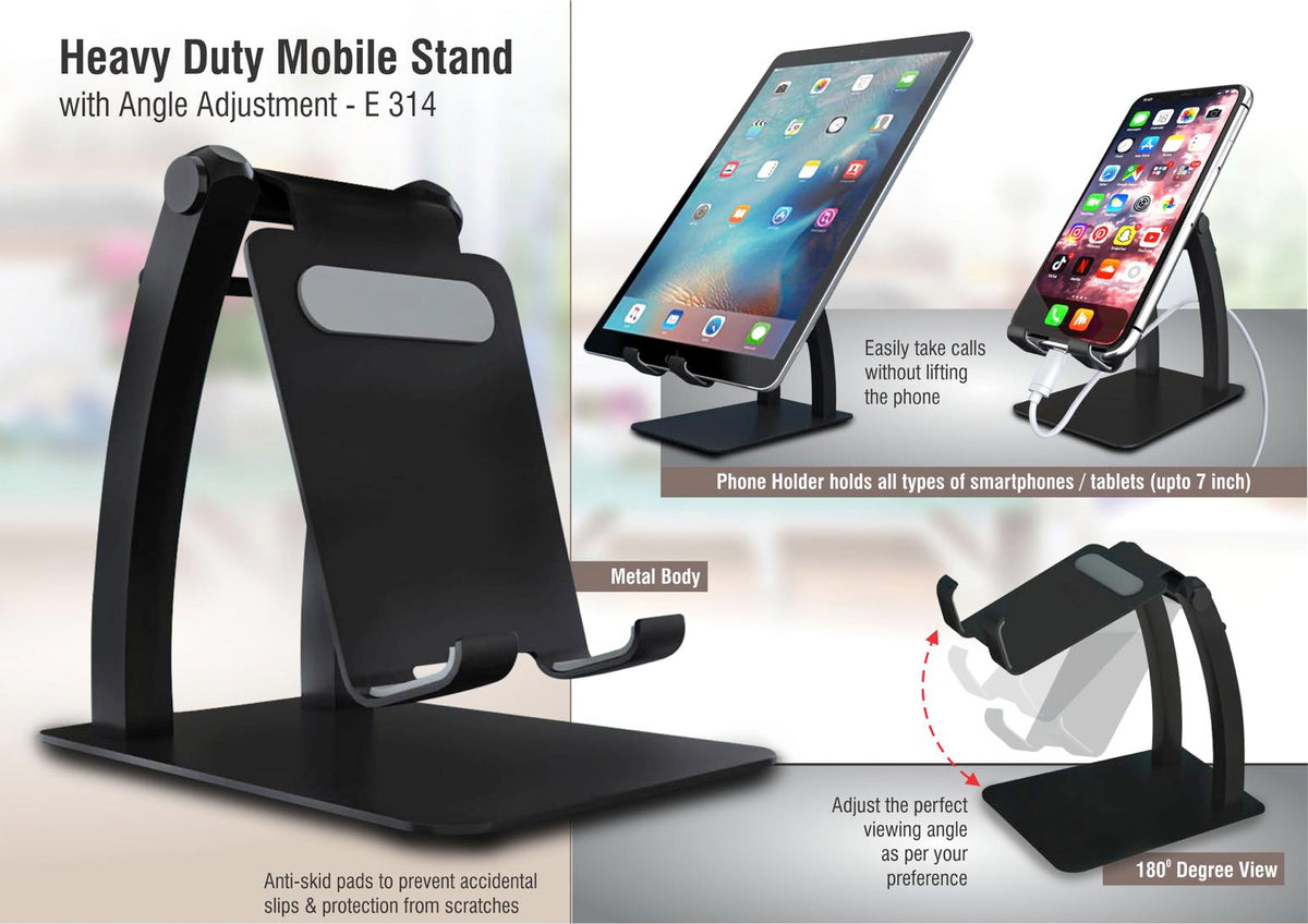 Heavy duty Mobile stand with angle adjustment