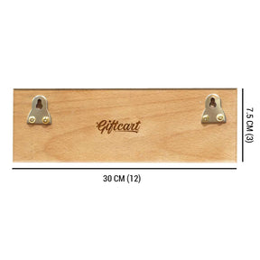 Wooden Engraved Residence Name Plate for Home
