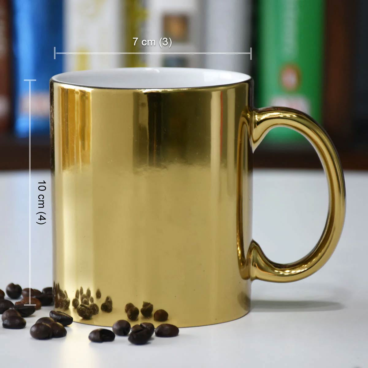 Glossy Ceramic Regal Printed Coffee Mug