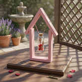 Romantic Personalized Message in a Bottle Pink Home Keepsake
