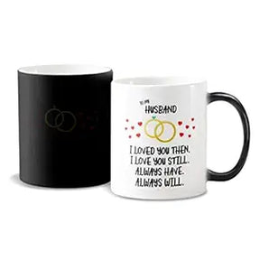 Personalised Love My Husband Magic Mug