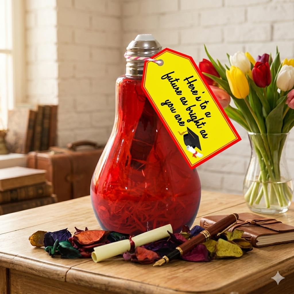 Graduation Gift Bright Future Bulb Jar