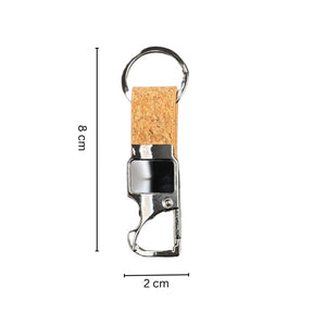 Cork keychain-Beige