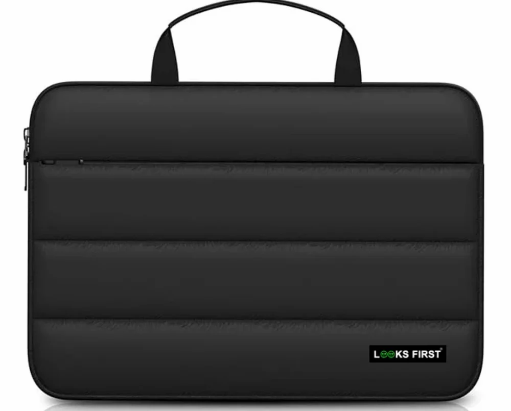Polyester Black Laptop Sleeve Bag
