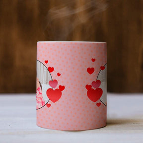 Personalized White Ceramic Photo Coffee Gift Mug For Mom