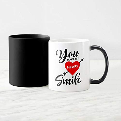 Make My Heart Smile Magic Mug Gift for Couple