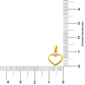 Surat Diamonds Evening Beauty Solitaire Diamond Pendant in 18Kt Gold