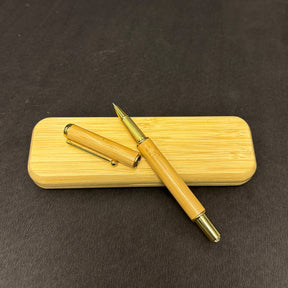 Premium bamboo pen with box